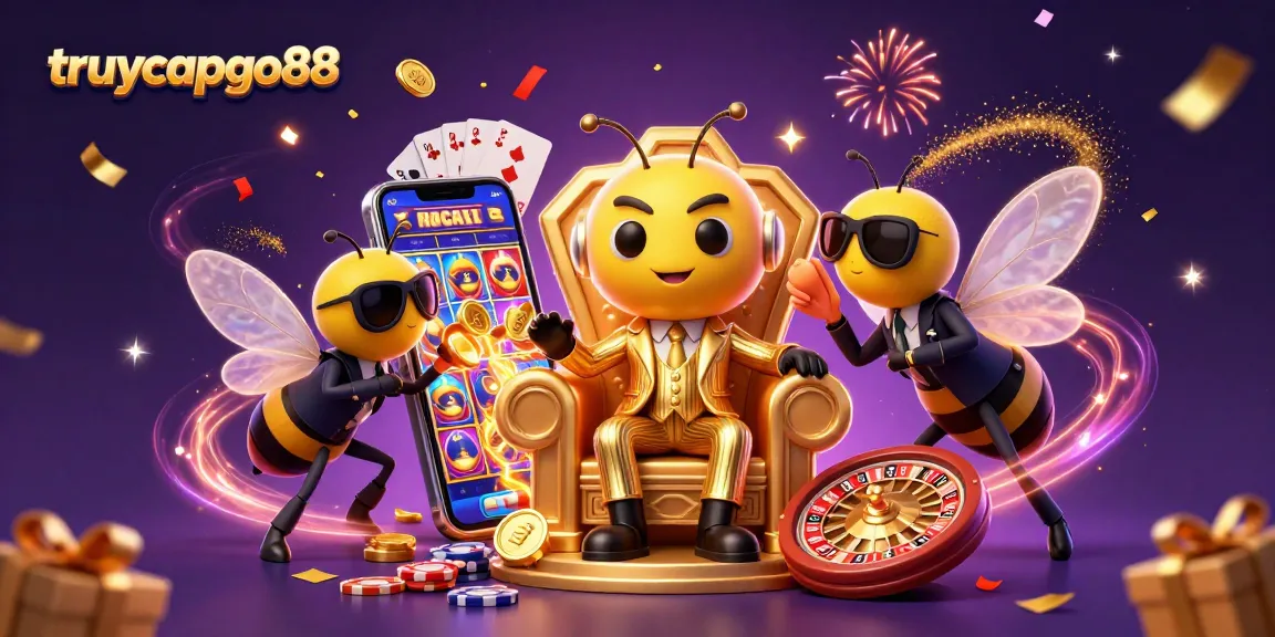 Experience the excitement of truycapgo88 with thrilling casino elements and vibrant characters.