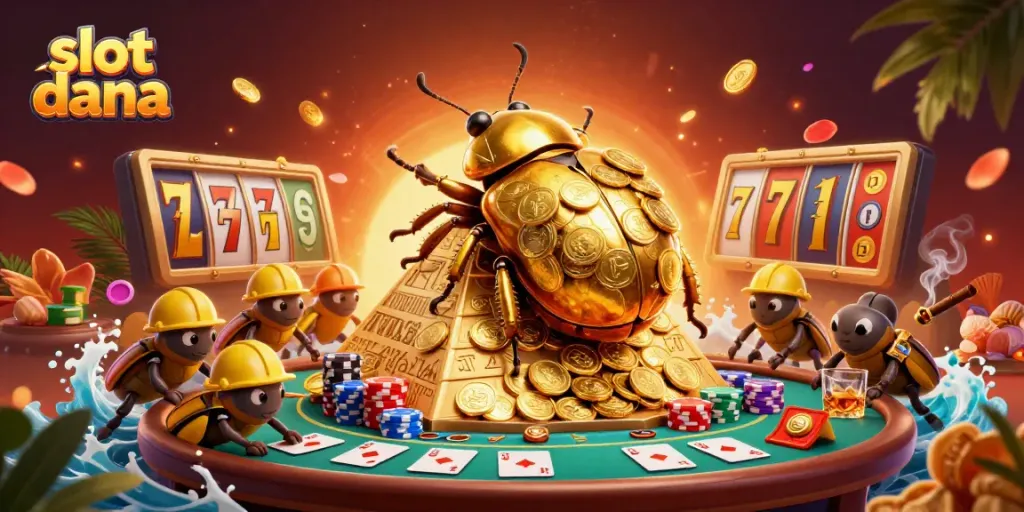 Engage with slot dana featuring dynamic 3D characters and vibrant casino elements.