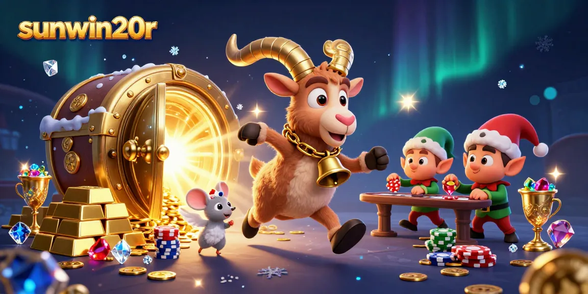 Bet big with sunwin20r in a thrilling casino world filled with treasure and festive chaos.